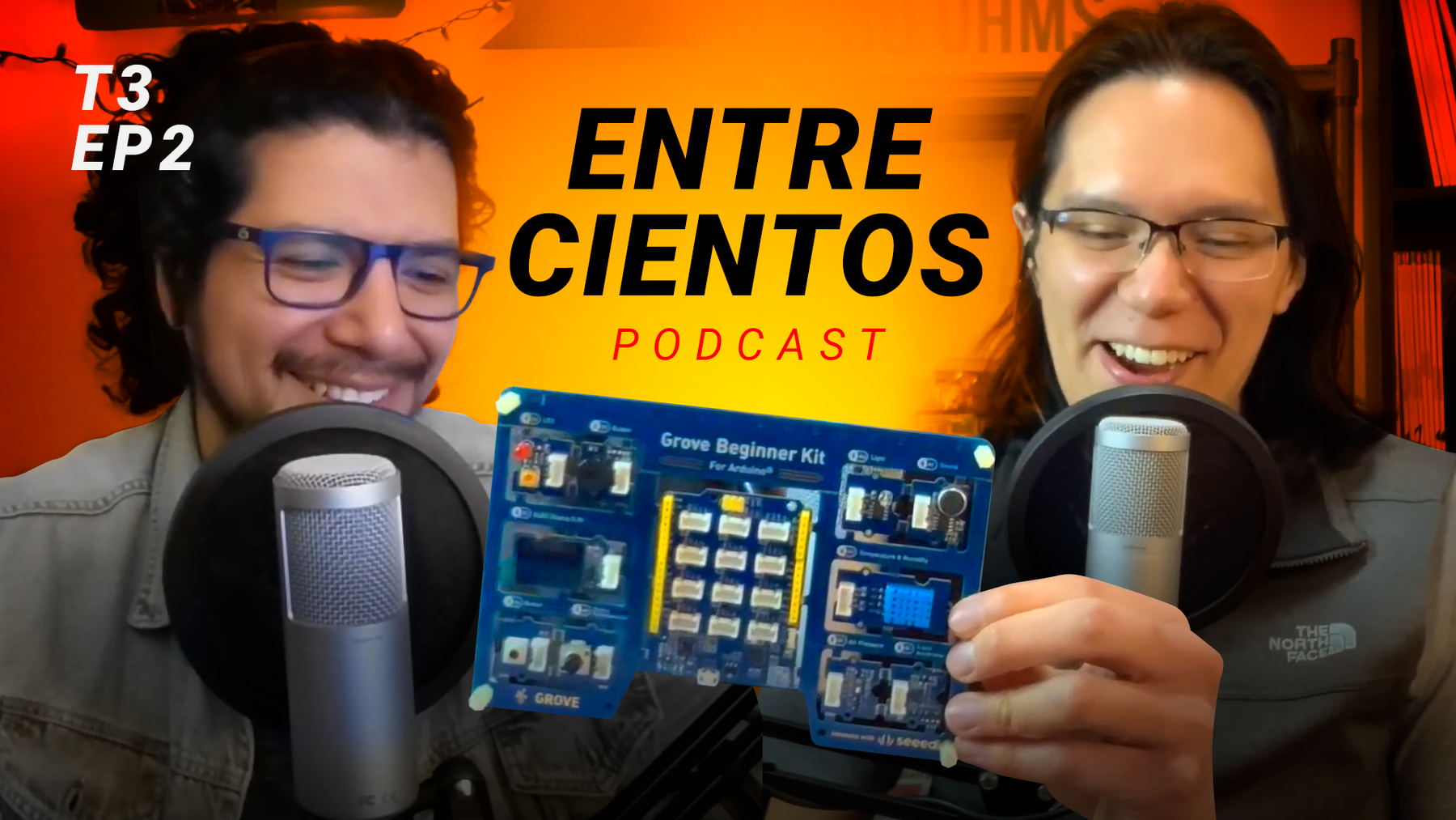 EntreCientos T3 Ep2: Arduino Grove, Nuevo Case Raspberry, La Hora del Código, Portarretrato 3D 330ohms