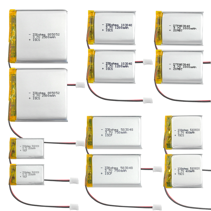 Kit de 12 Baterías LiPo