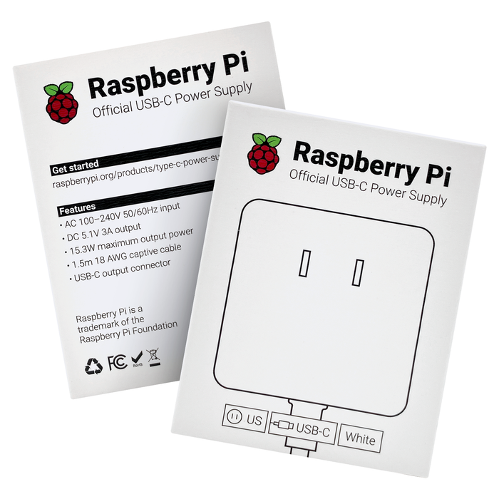 Fuente Oficial para Raspberry Pi 4 - USB-C / 5.1v 3A