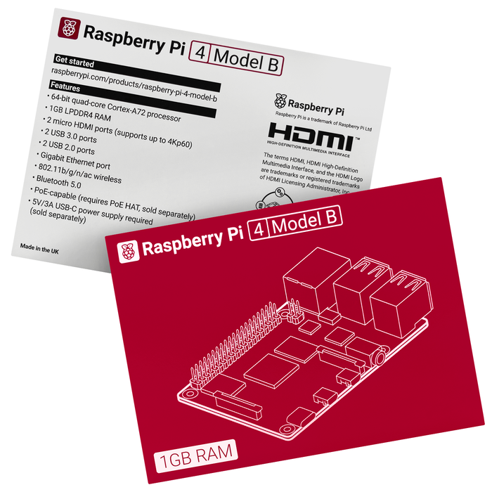 Raspberry Pi 4 modelo B - 1GB