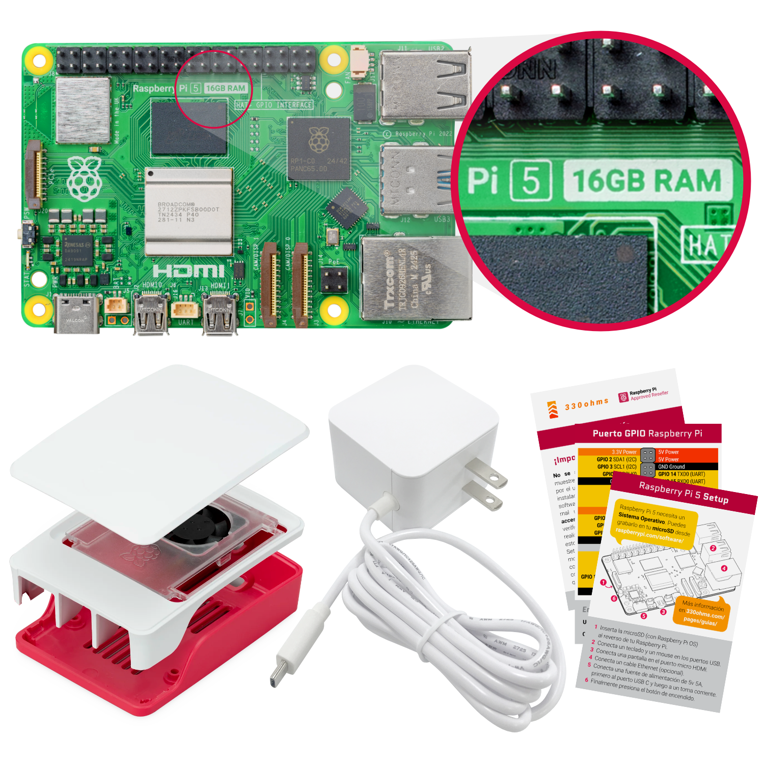 Kit Básico - Raspberry Pi 5