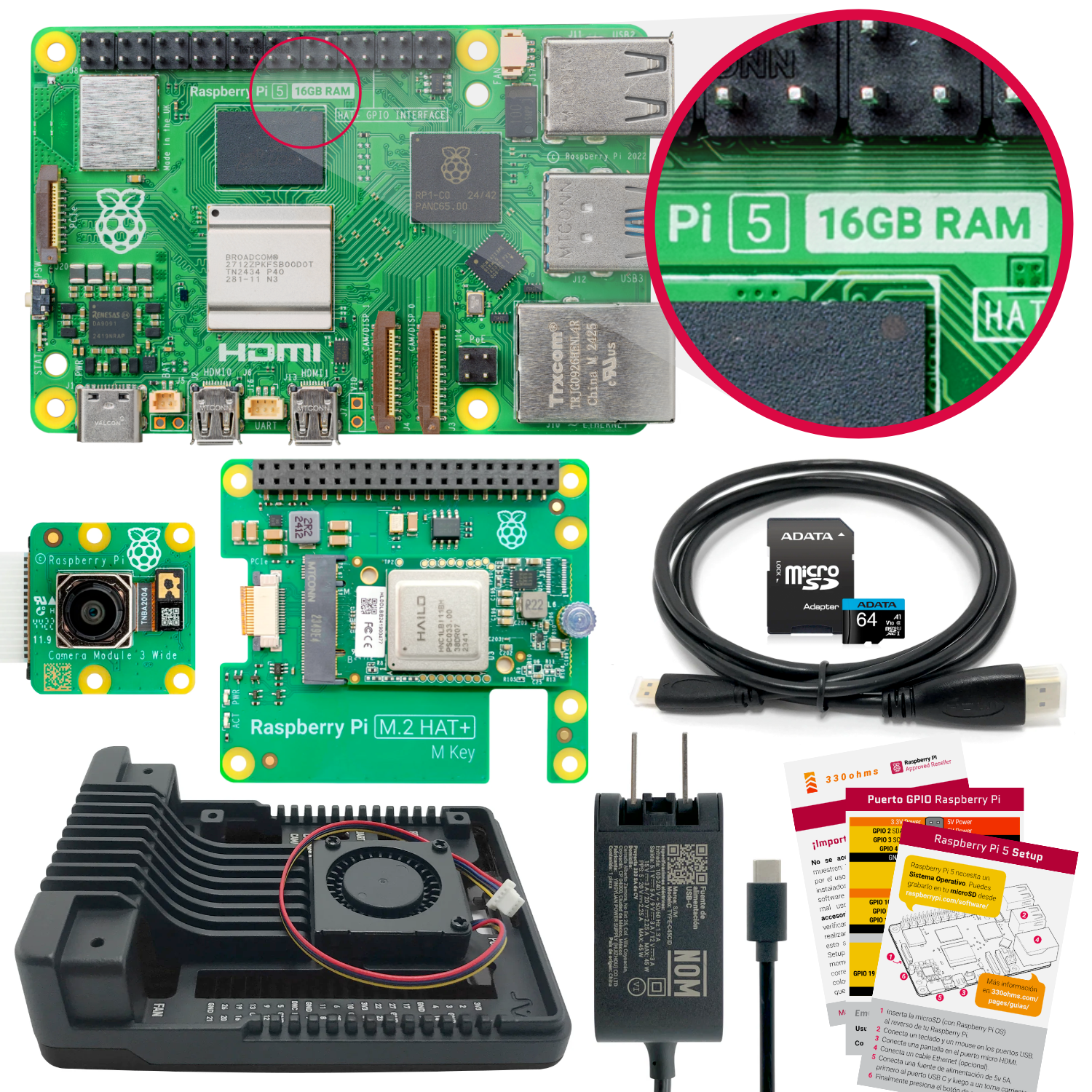 Kit de Inteligencia Artificial con Raspberry Pi