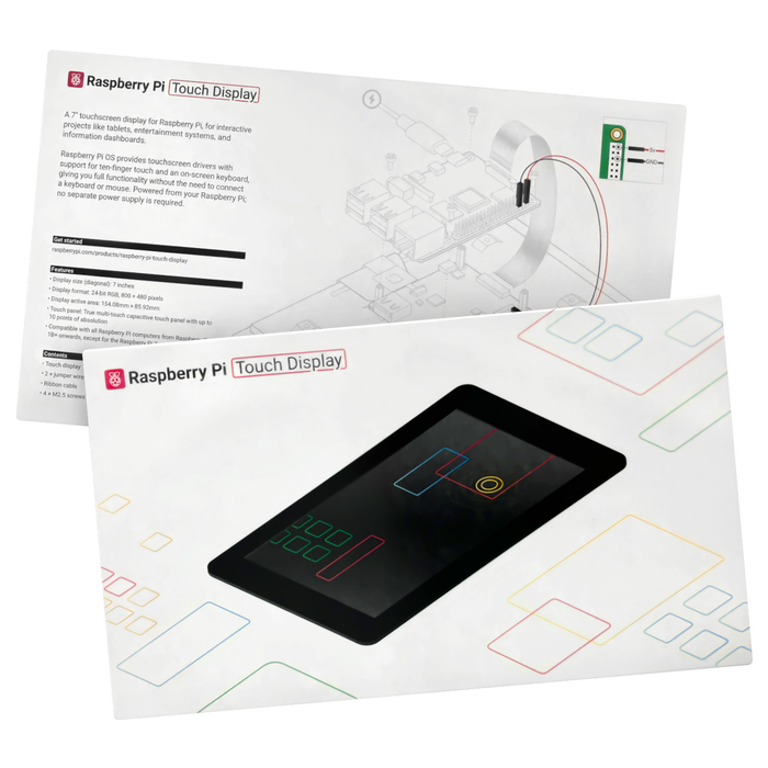 Pantalla Touch de 7" para Raspberry Pi - Oficial