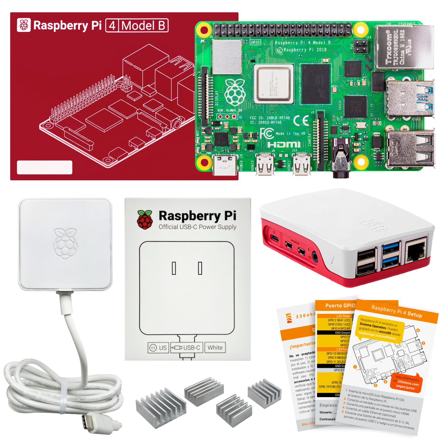 Kit Básico - Raspberry Pi 4
