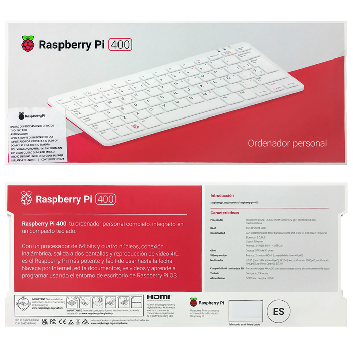 Raspberry Pi 400 (En español) - 330ohms