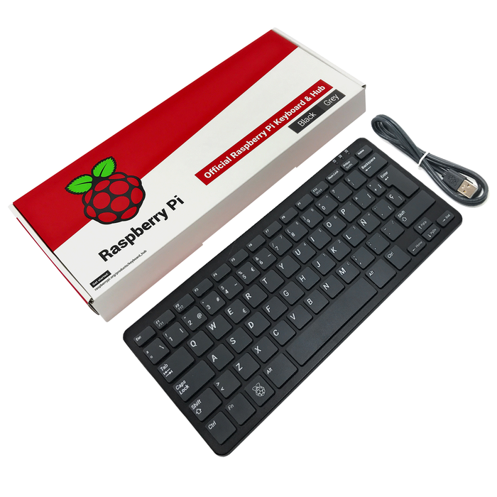 Teclado Negro para Raspberry Pi - Oficial - 330ohms