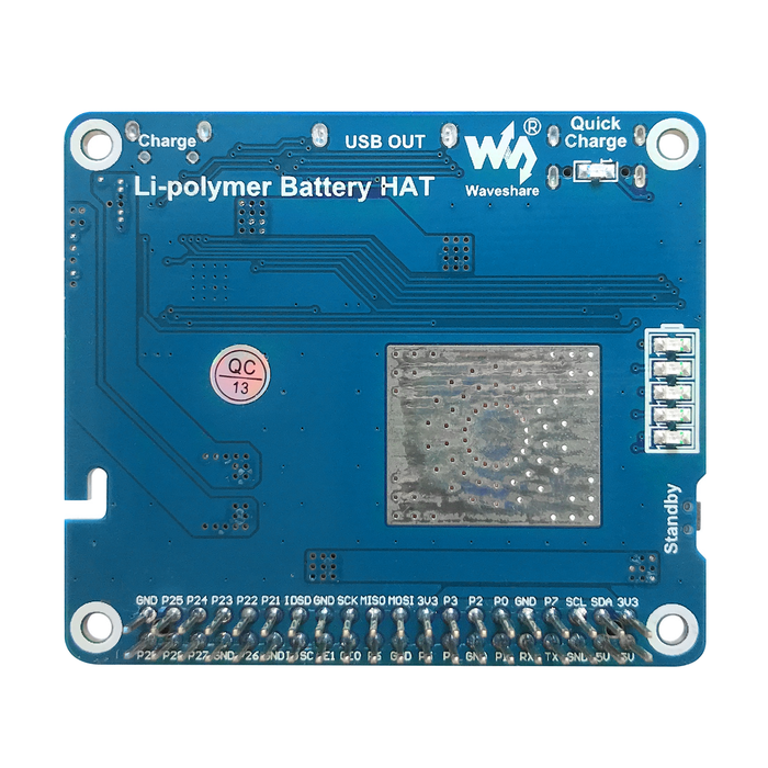 Hat para batería LiPo - 330ohms