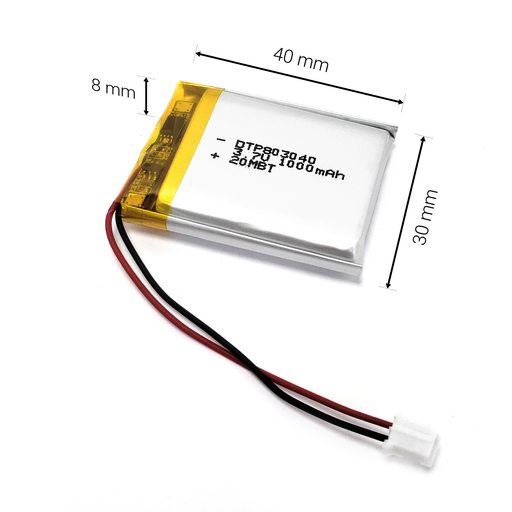 Batería LiPo 3.7v 1000mAh - 330ohms