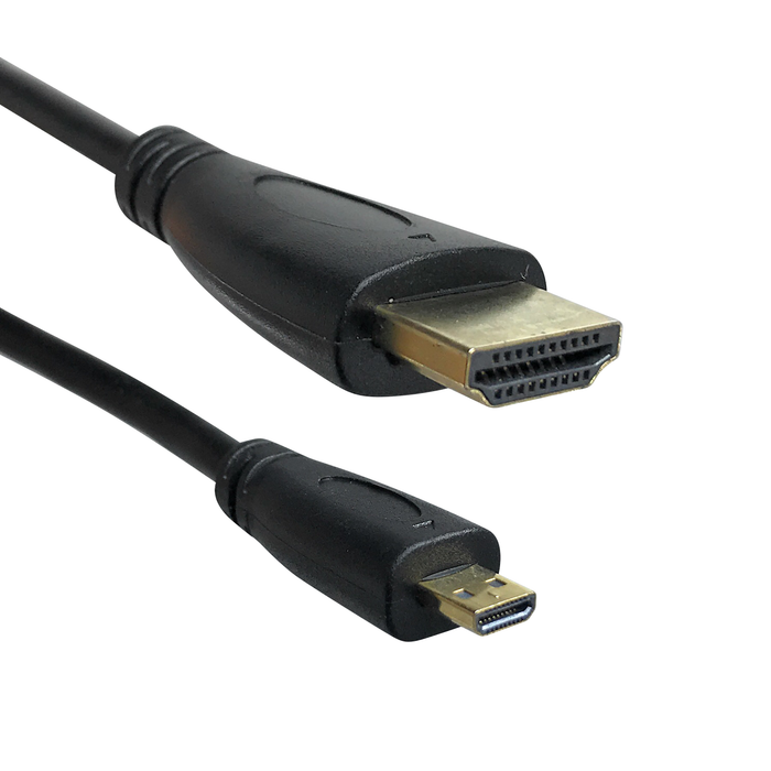 Cable micro HDMI a HDMI - 1.5 m — 330ohms