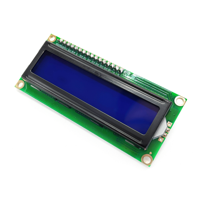 Pantalla LCD 16x2 con Interfaz I2C - Fondo Azul - 330ohms