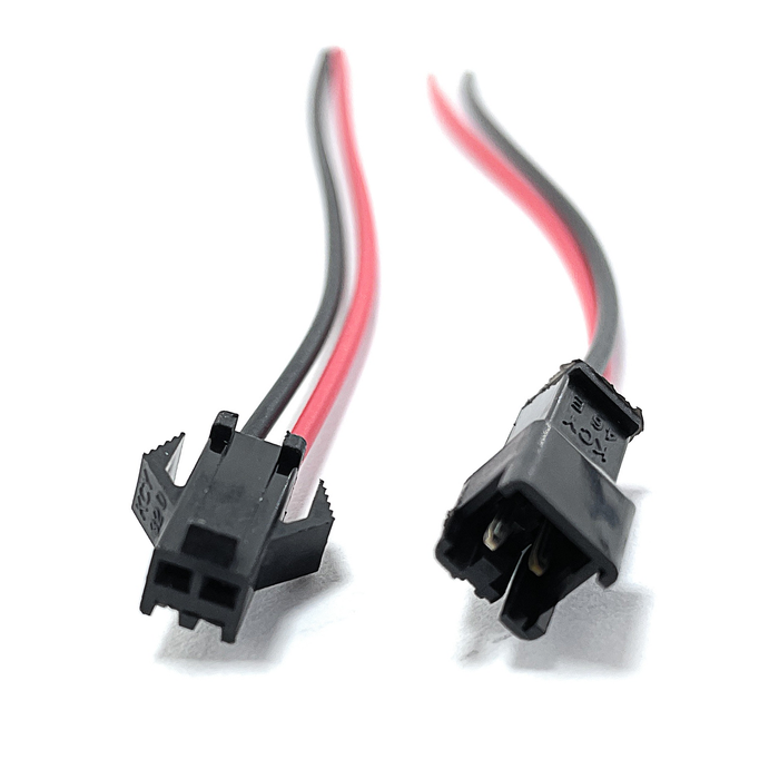 Kit de cables Macho y Hembra JST SM de 2 vías de 10+10 cm - 330ohms