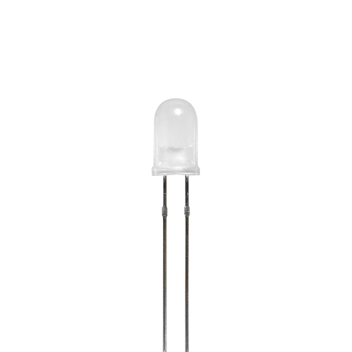 LED Blanco Difuso 5mm - 10 Pzas - 330ohms