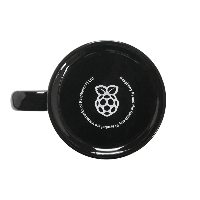 Taza Negra Oficial de Raspberry Pi