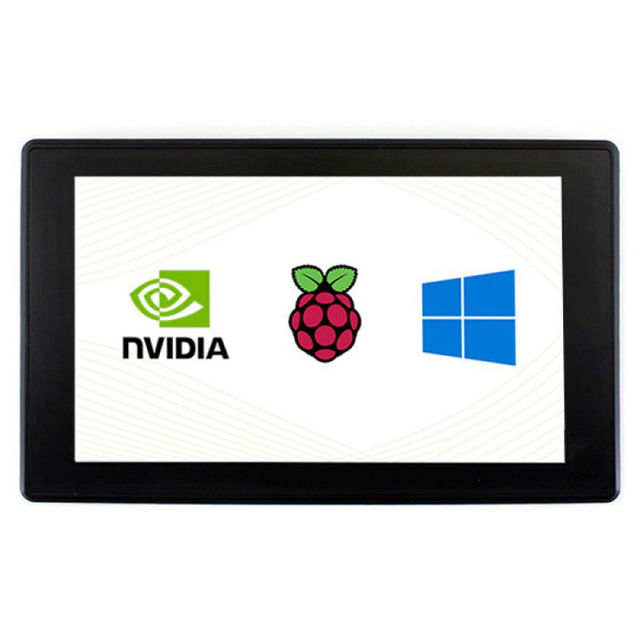 Pantalla Touch para Raspberry Pi 7" HDMI 1024×600 con Carcasa - 330ohms