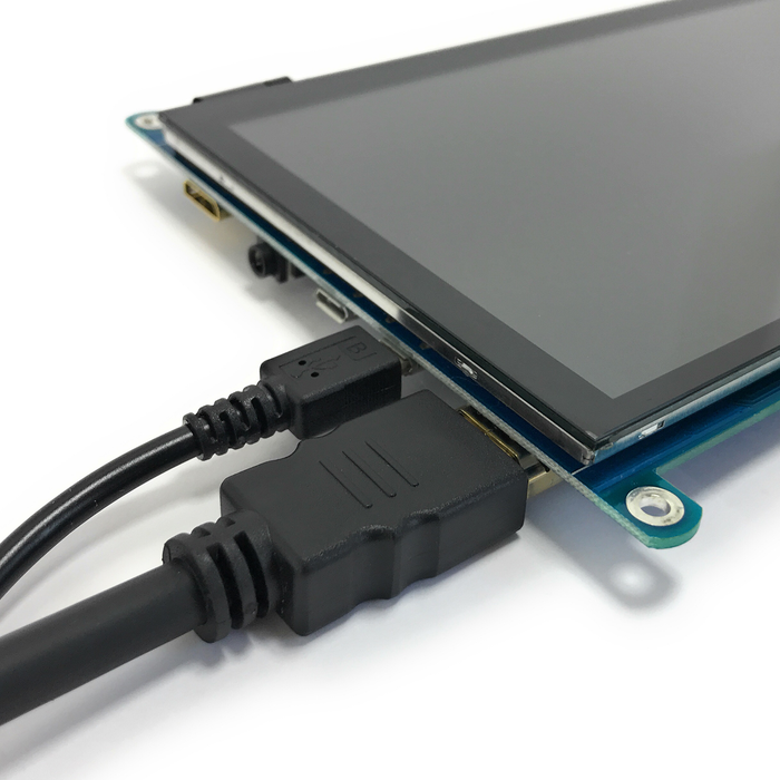 Pantalla Touch para Raspberry Pi 7" HDMI 1024x600 - 330ohms