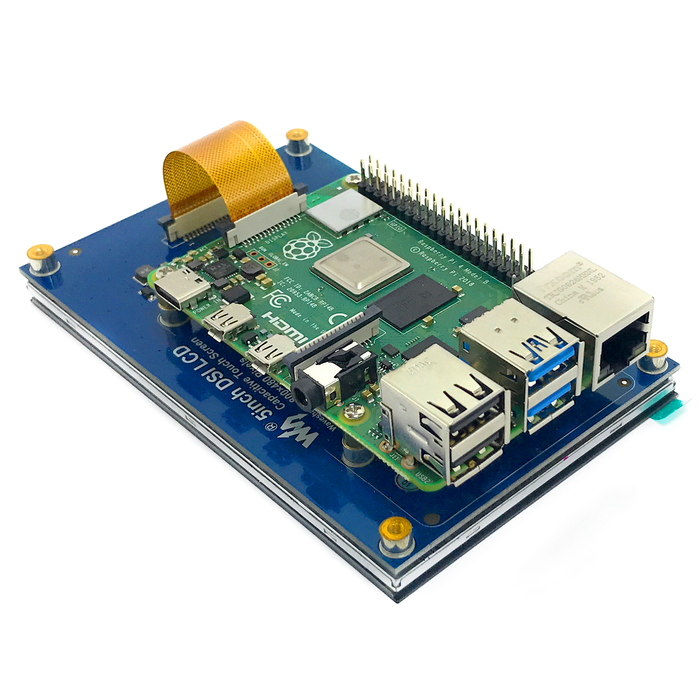 Pantalla Touch para Raspberry Pi 5" DSI 800x480 - 330ohms