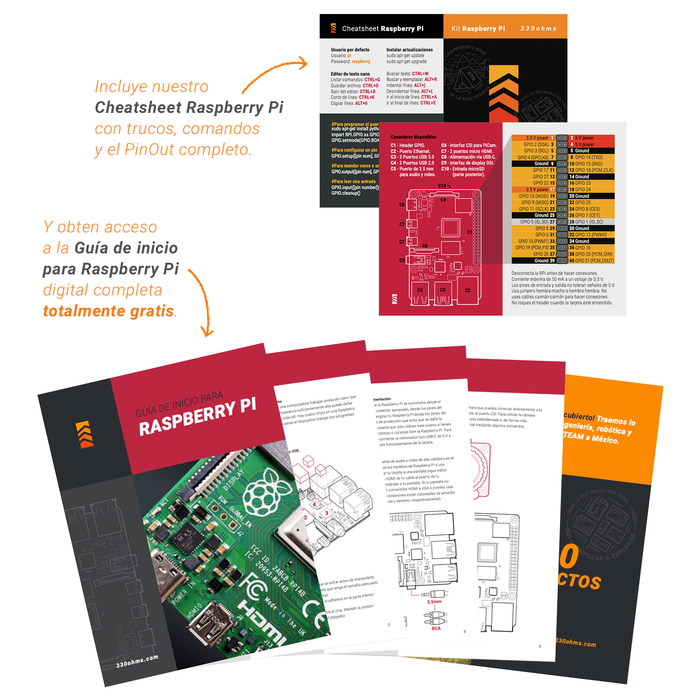 Raspberry Pi 4 1GB - Hiking Kit