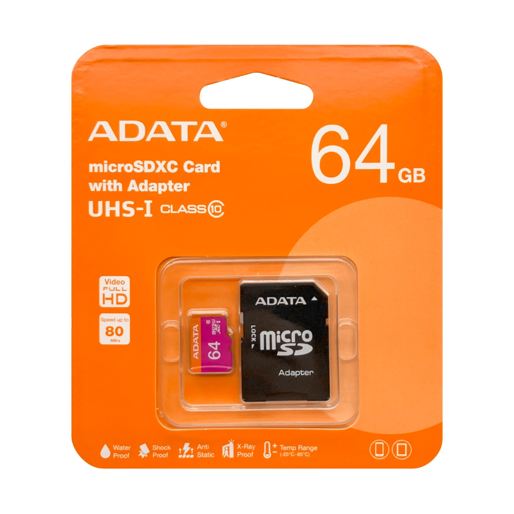 [CN-00006] Memoria microSD 64GB clase 10 (ADATA)
