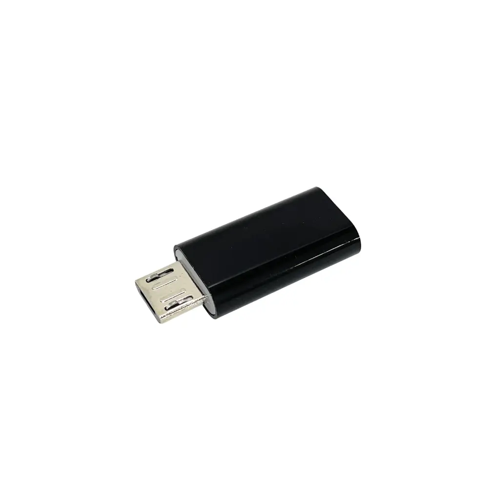 Adaptador USB C a micro USB - negro