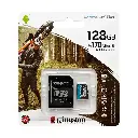 Memoria microSD 128GB clase 10 (Kingston)