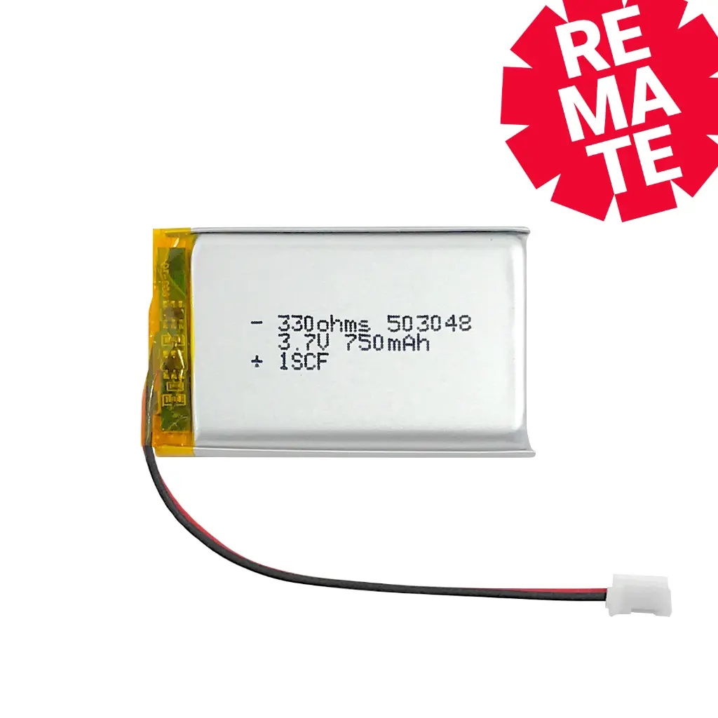 Batería LiPo 3.7V - 750 mAh