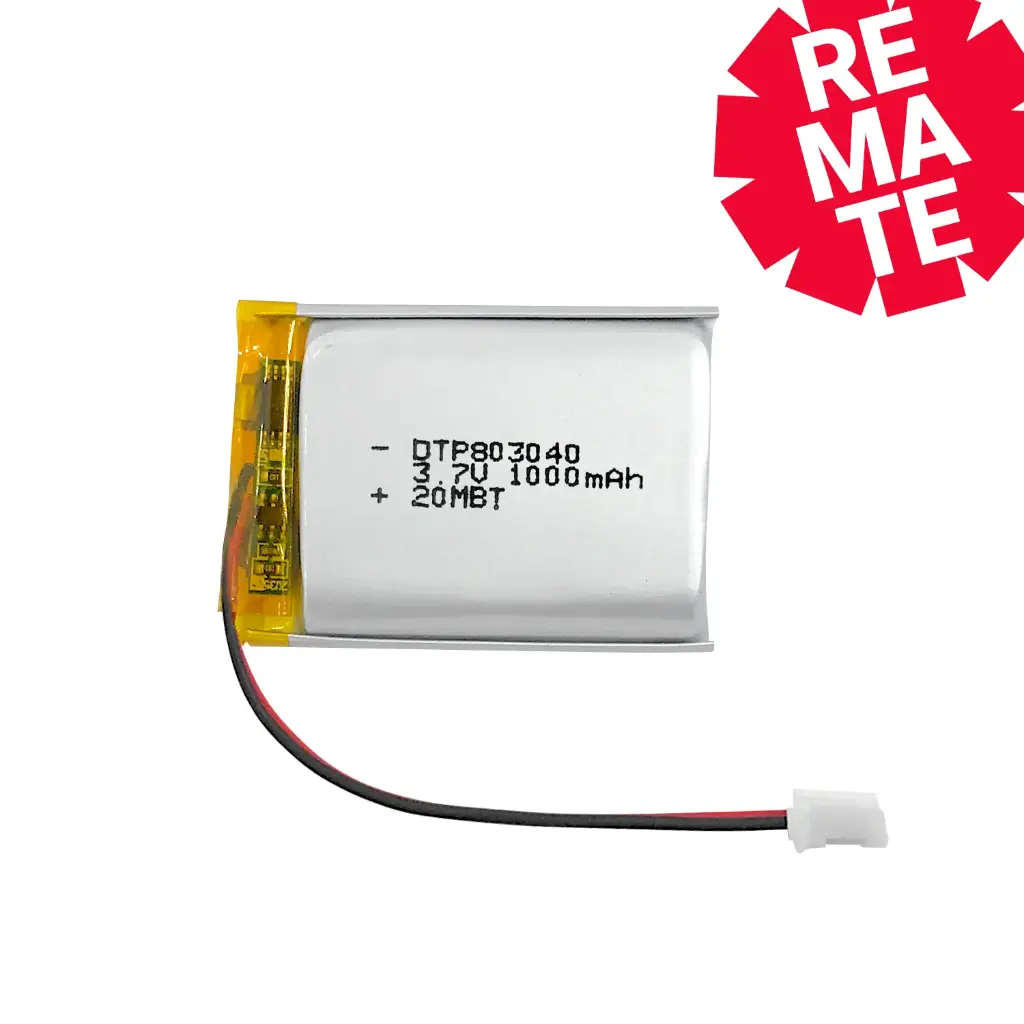 Batería LiPo 3.7V - 1000 mAh