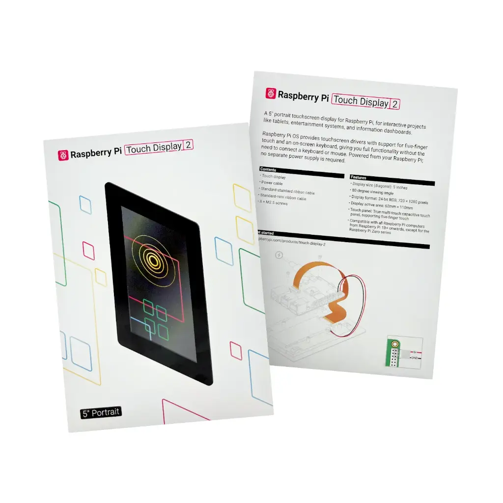 [RP-01975] Raspberry Pi Pantalla Touch 2 (5")