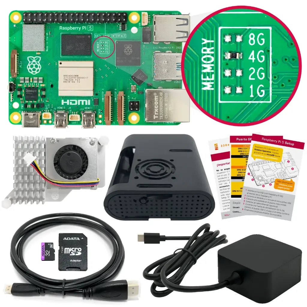 [P3-B0107] Kit Raspberry Pi 5 - Adventure Kit 4GB 