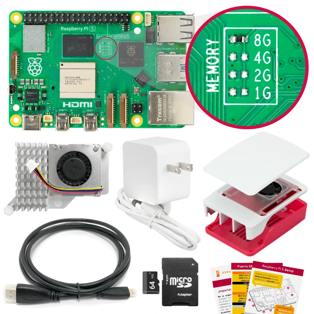 [P3-B0101] Kit Raspberry Pi 5 - Journey Kit 8GB
