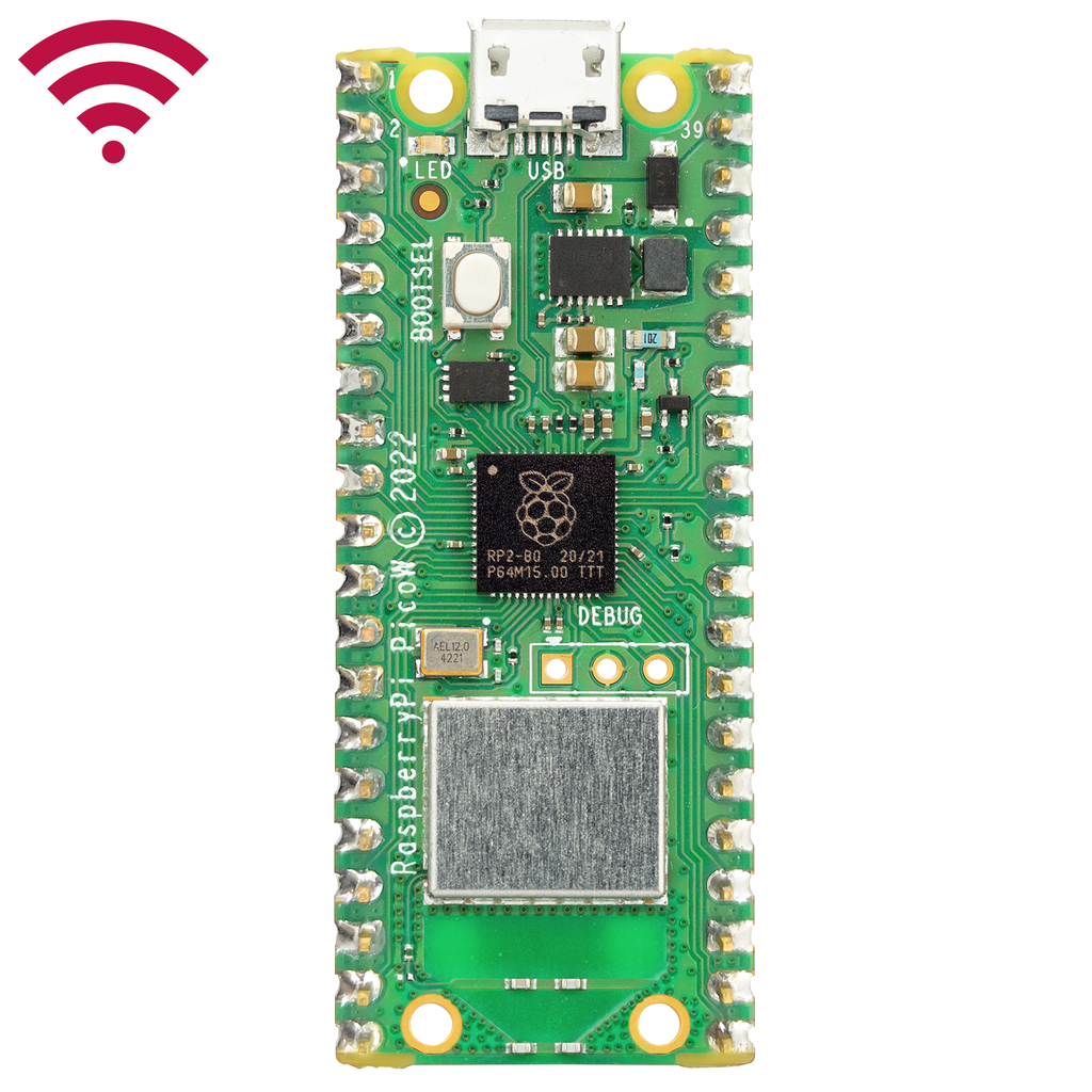 [P3-B0087] Raspberry Pi Pico W (con headers)