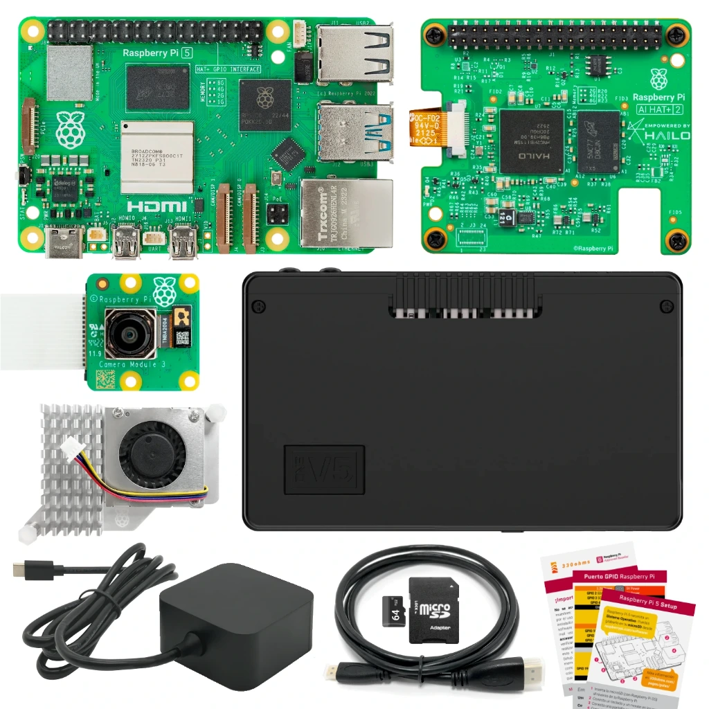 Arma tu Kit de AI con el AI HAT+ (V2)