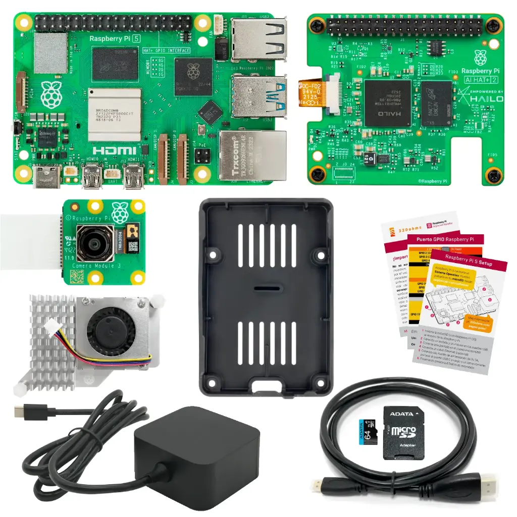 Arma tu Kit de AI con el AI HAT+ 2