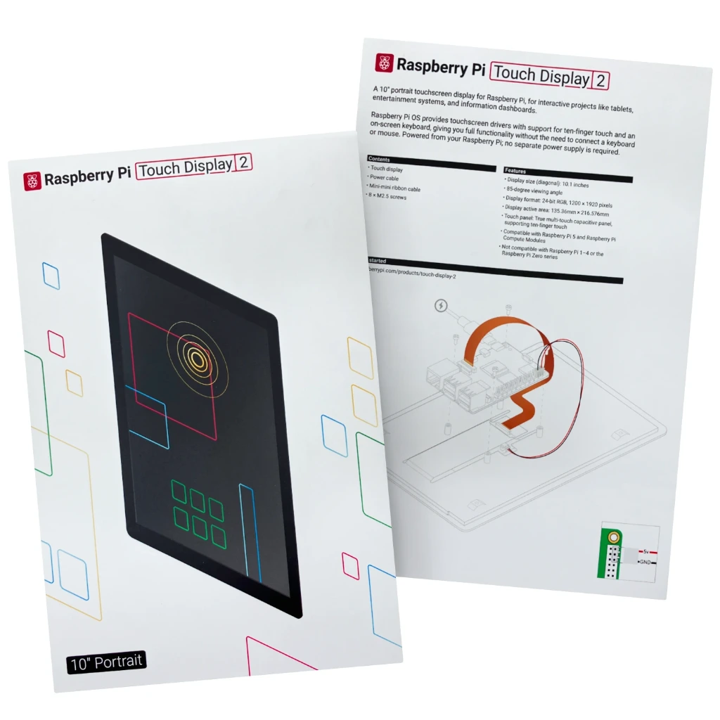 [RP-02005] Raspberry Pi Pantalla Touch 2 (10")
