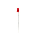 50 Leds difusos 3mm - Rojo