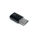 5 Adaptadores micro USB(F) a USB-C(M) - negro