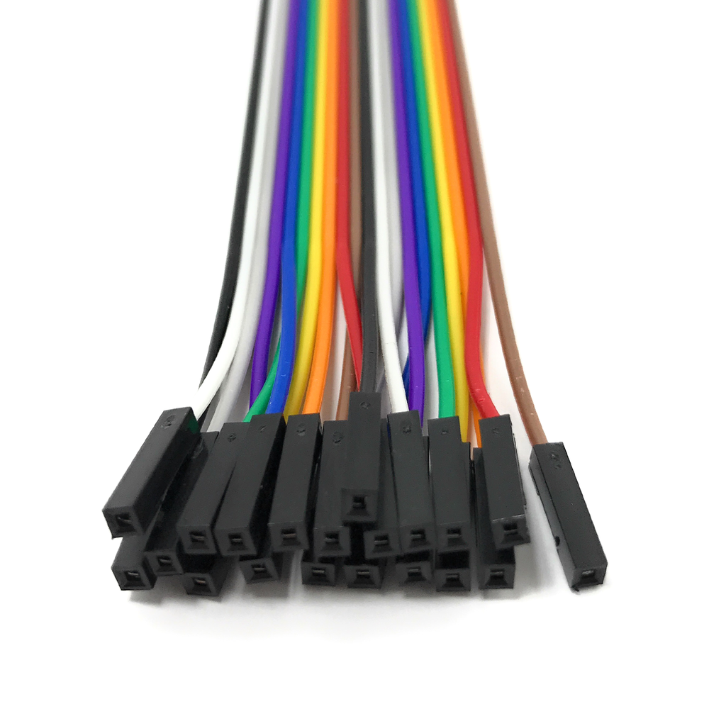 Jumper F/F de 20cm - 20 pzas