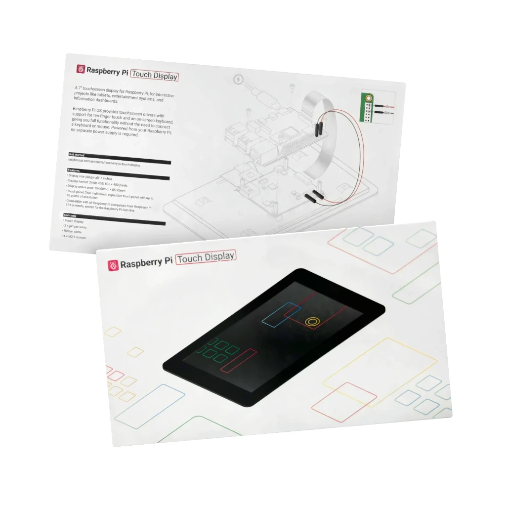 [RP-00025] Raspberry Pi Pantalla Touch (7")
