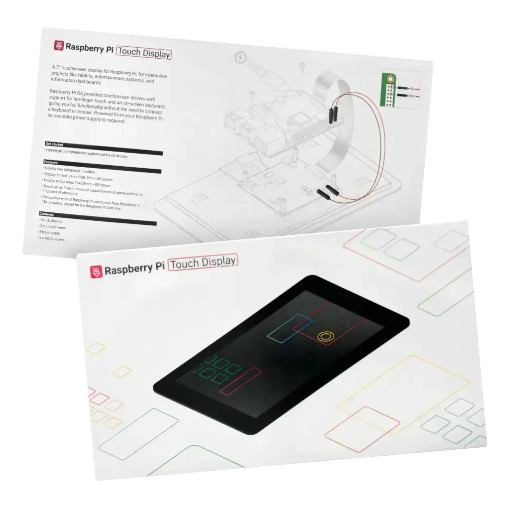 [RP-00025] Raspberry Pi Pantalla Touch (7")