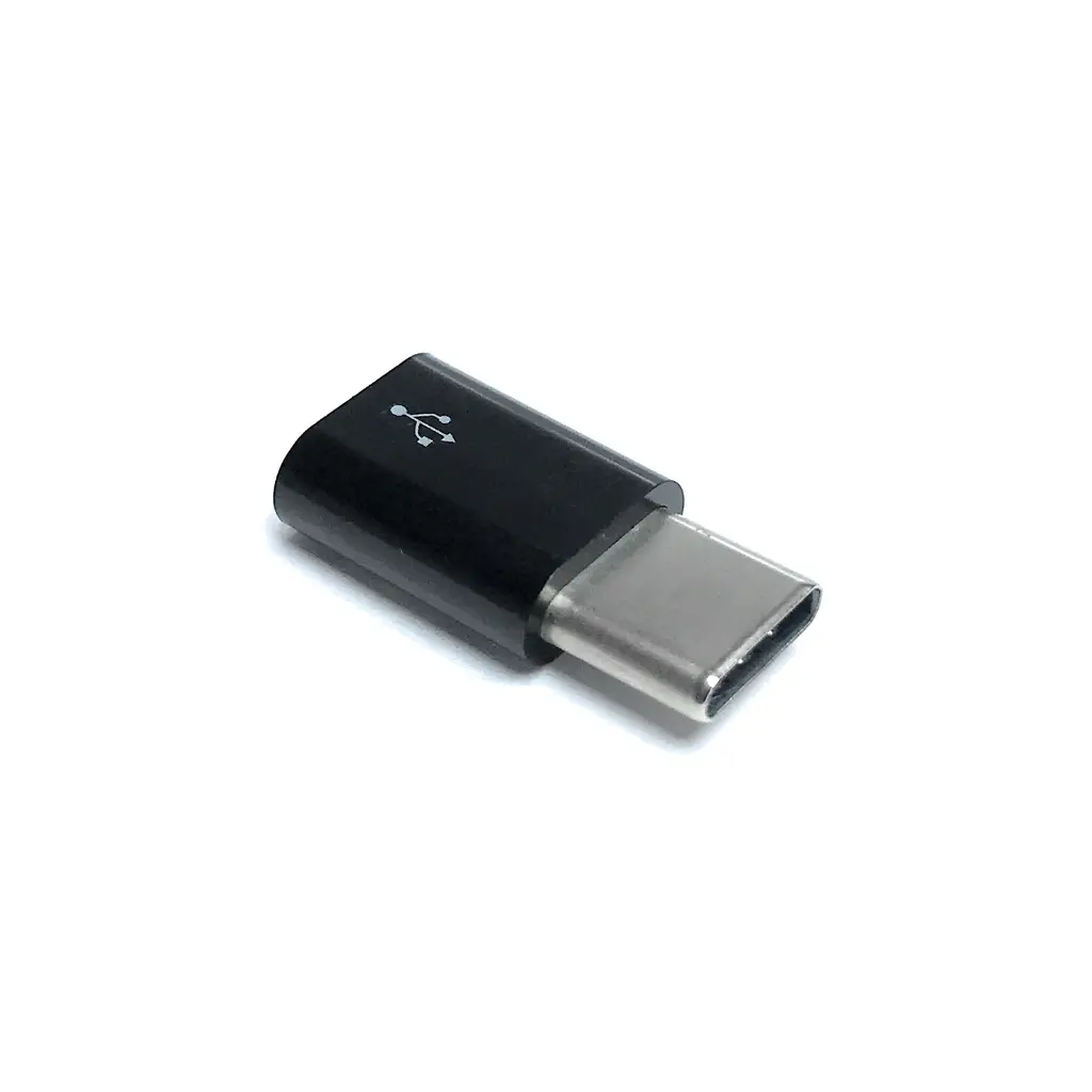 Adaptador micro USB(F) a USB-C(M) - negro