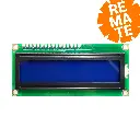 LCD 16x2 con interfaz I2C - fondo azul