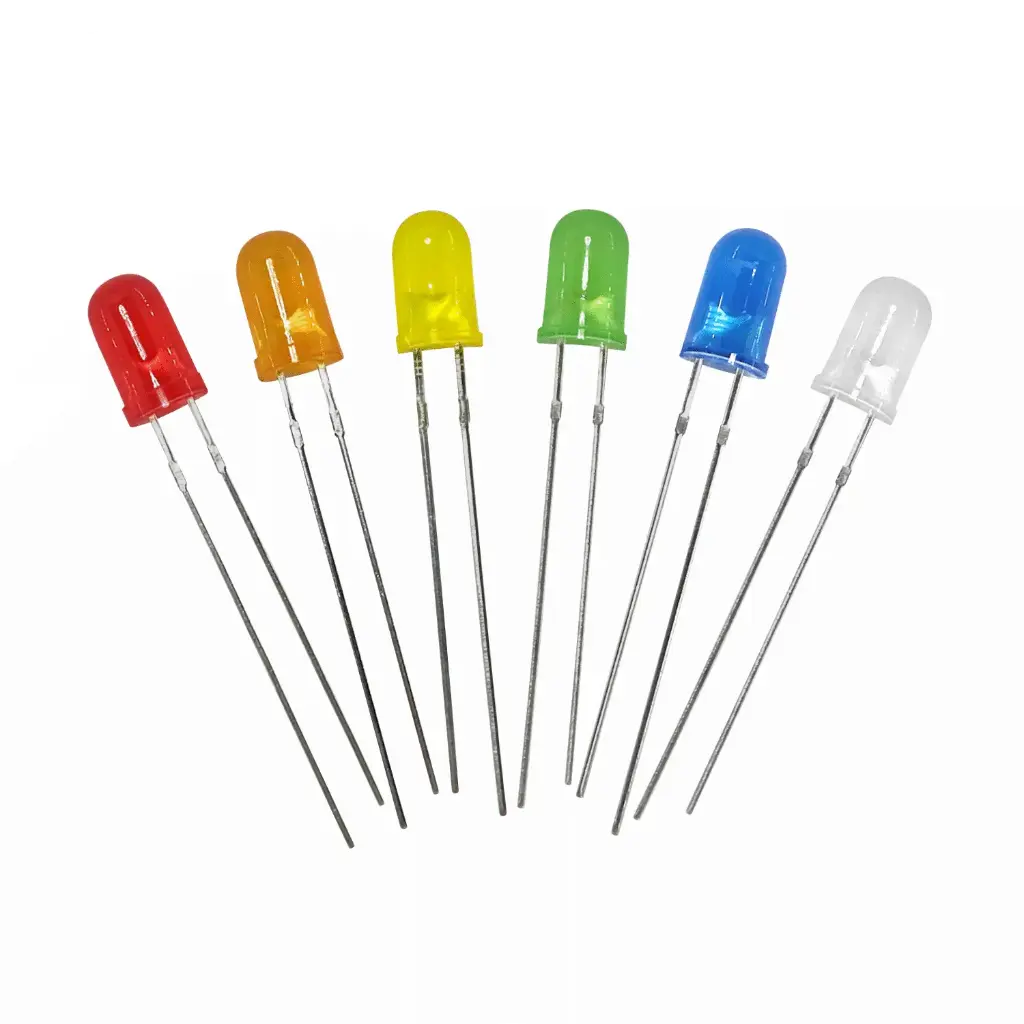 [OS-00113-5Y] Led difuso 5mm (amarillo)