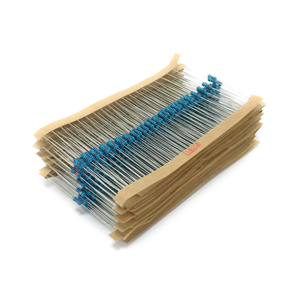 Kit de resistencias de 1/4W - 30 valores, 20 pzas