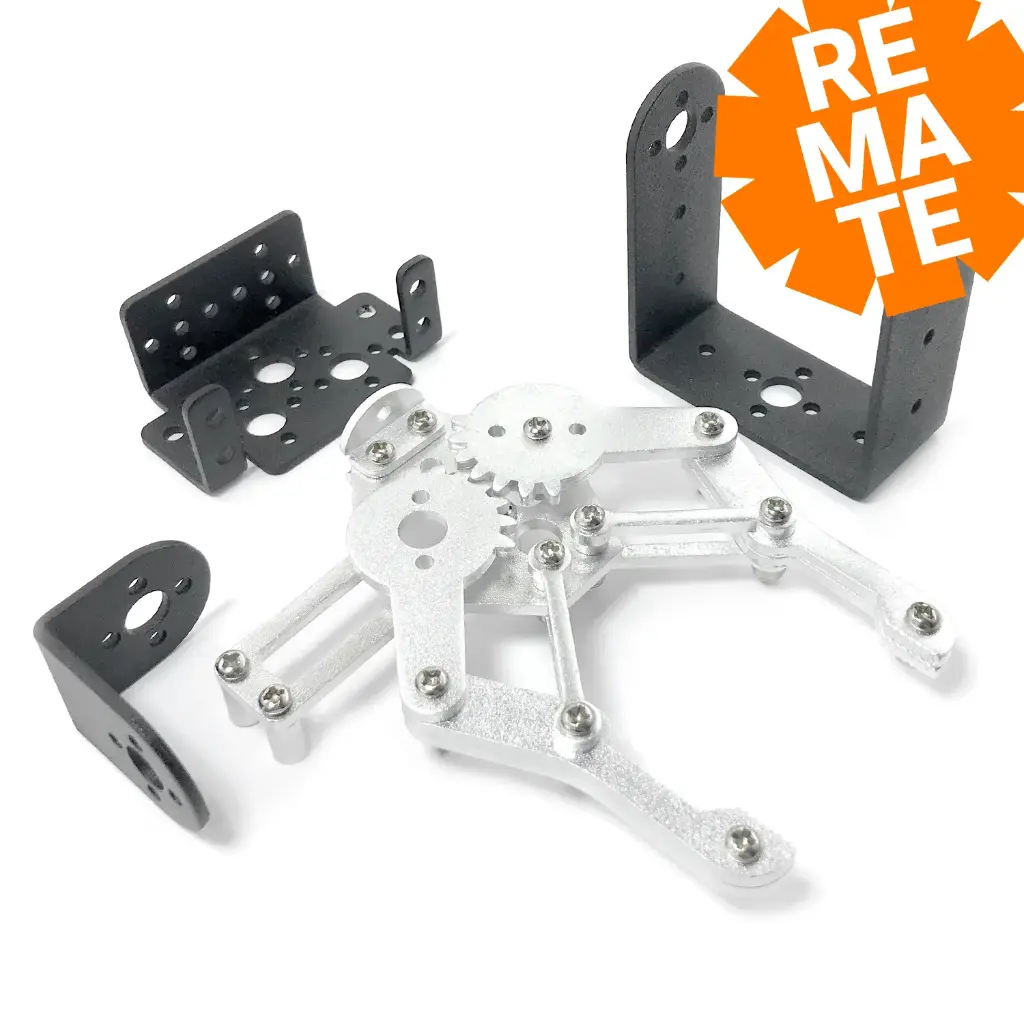 Pinza robótica, 2 grados de libertad