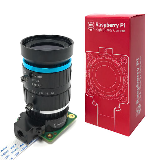 [P3-B0084] Kit Cámara HQ Raspberry Pi + Telephoto 16mm 10MP