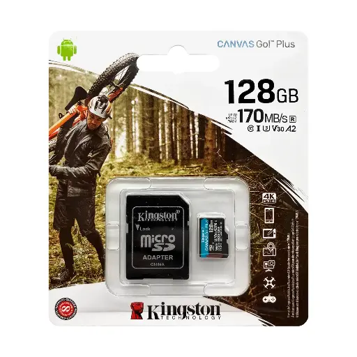 [CN-00007] Memoria microSD 128GB clase 10 (Kingston)