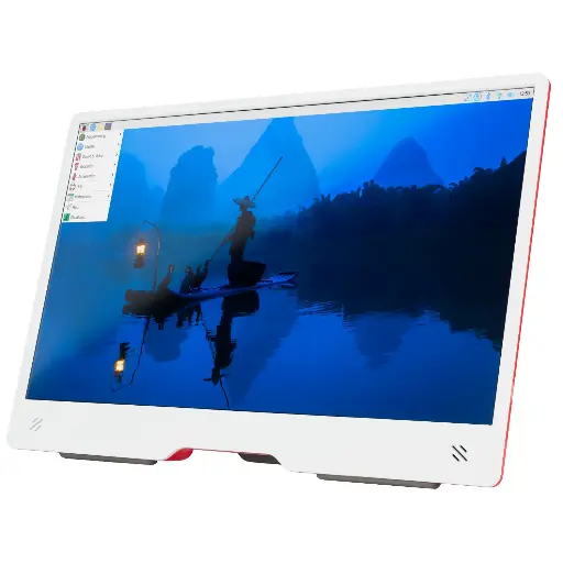 [RP-00940] Monitor oficial Raspberry Pi - Rojo/Blanco