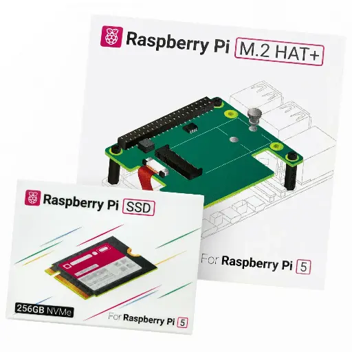 [RP-B1675] Kit Raspberry Pi SSD 256 GB + Hat M.2
