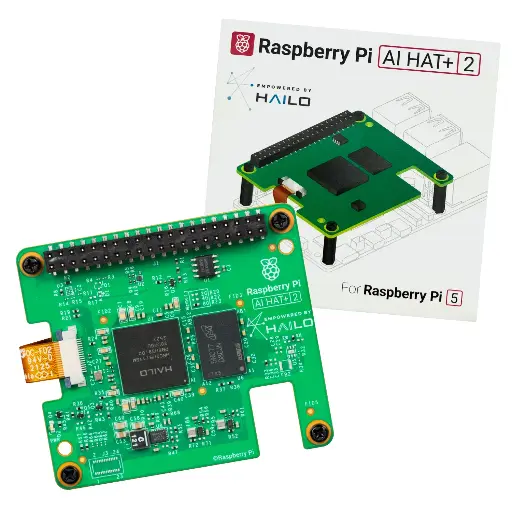 [RP-02166] Raspberry Pi AI HAT+ 2 (40 TOPS + 8GB RAM)
