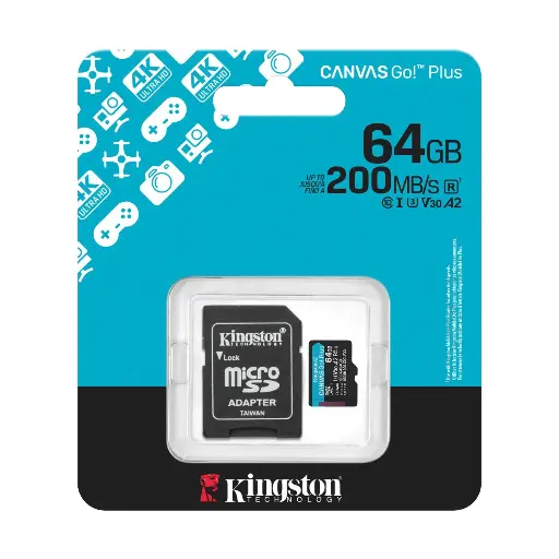 [CN-00009] Memoria microSD 64GB clase 10 (Kingston)
