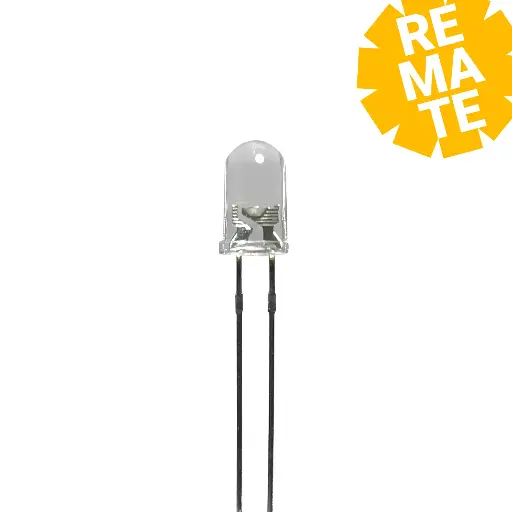 [AE-LD5BU] Led blanco, luz fría, 5mm
